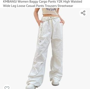 Y2K High Waisted Wide Leg Loose Cargo Pants